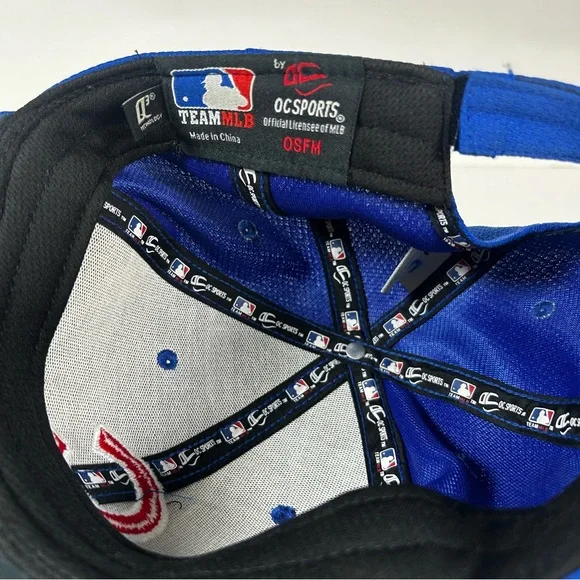 Chicago Cubs Hat Cap MLB Baseball TeamMLB Oc Sports OSFM Adjustable Back Blue - Picture 5 of 6